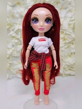 MGA Rainbow High Ruby Anderson Doll With Customized Brick Red Hair Custom Cute
